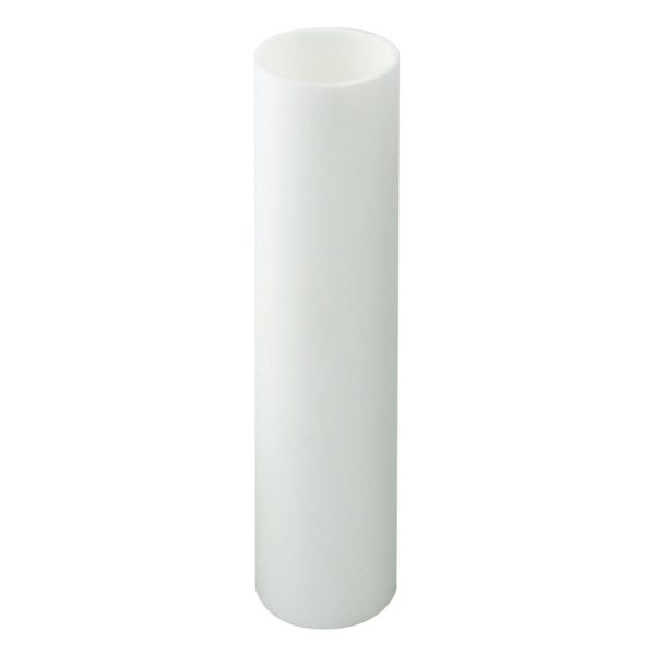 sleeve adapter 4 5/8" for 1 1/8" dia pole (white)