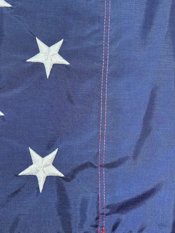 u.s. 4’x6’ colonial nyl glo indoor flag with pole sleeve