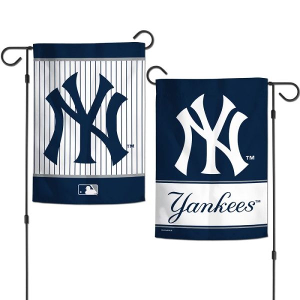 new york yankee 12.5"x18" 2 sided garden flag
