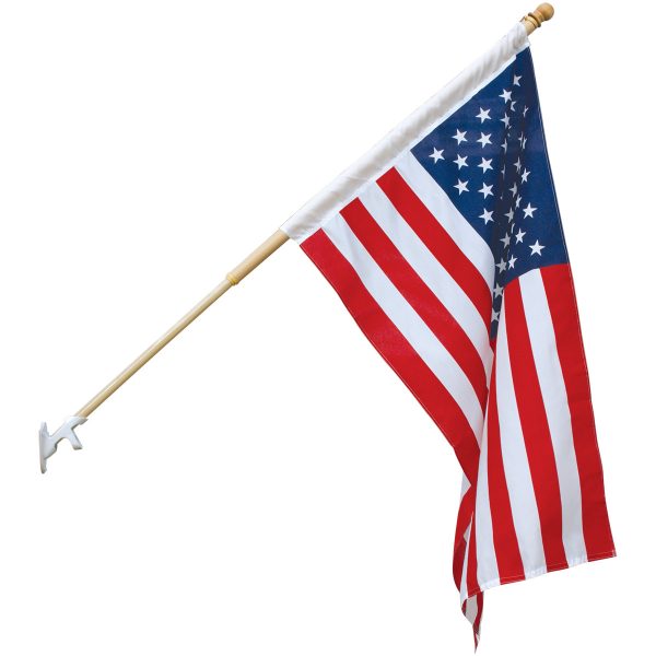 u.s. 2.5'x4' endura nylon flag (pole sleeve)